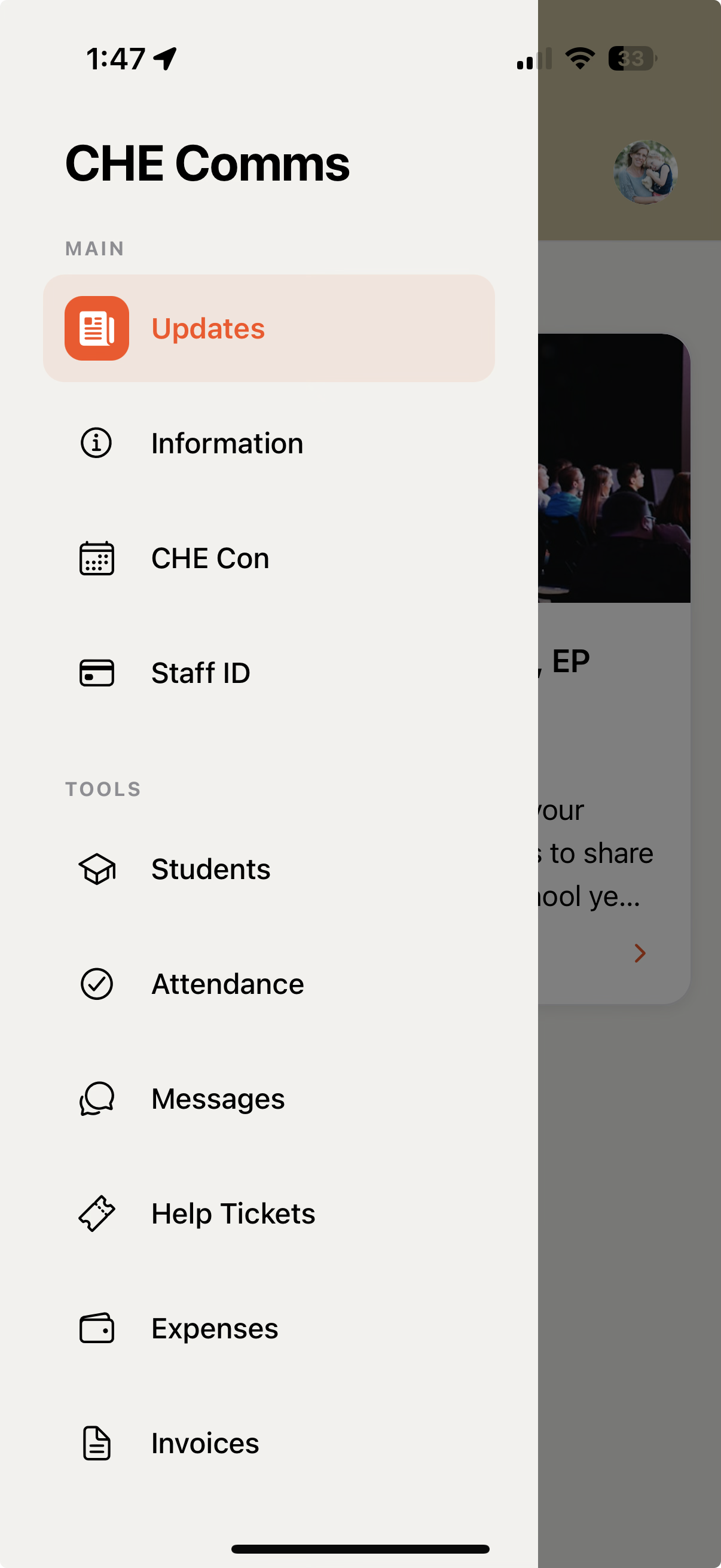 CHE Communicator screenshot